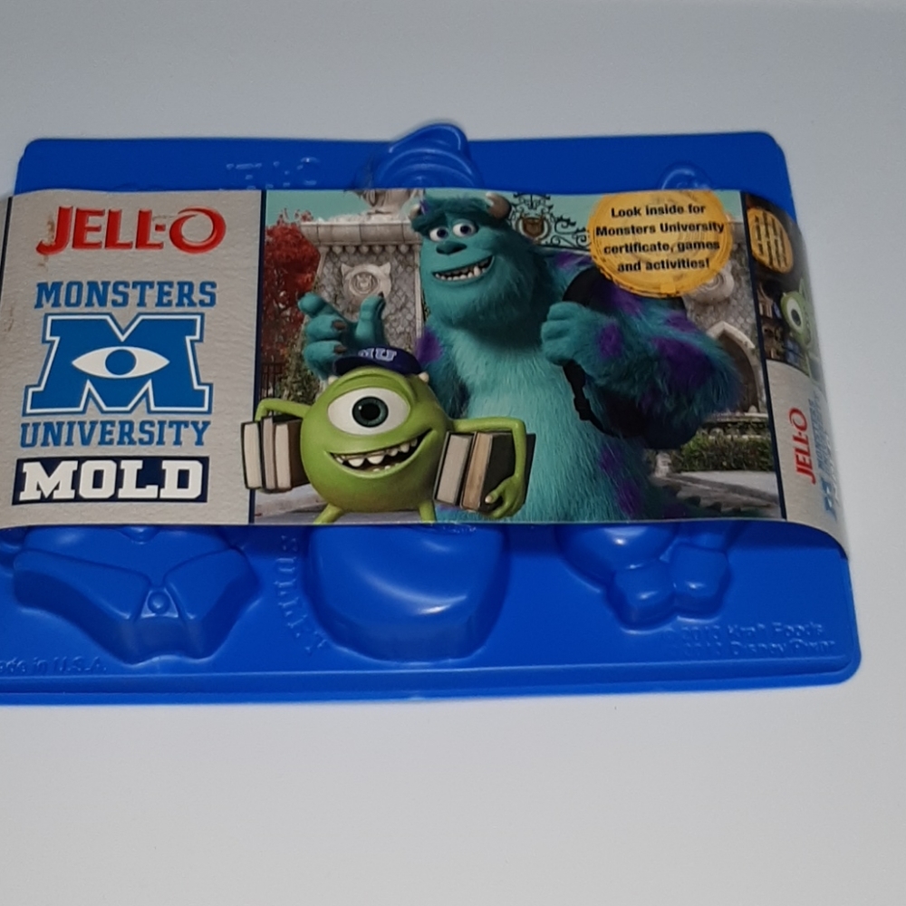 Disney Monsters U jell-o jiggler mold